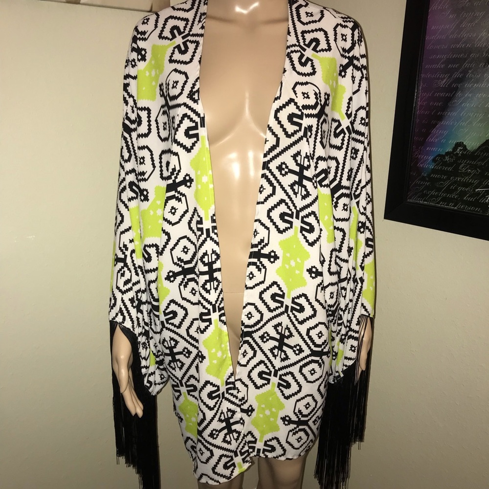 REVERSE KIMONO CARDIGAN